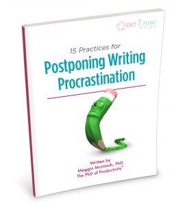 Postponing Writing Procrastination